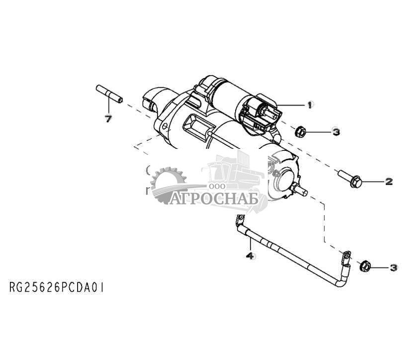 STARTING MOTOR (DENSO) (12 VOLT) (9220,9320,9420) 